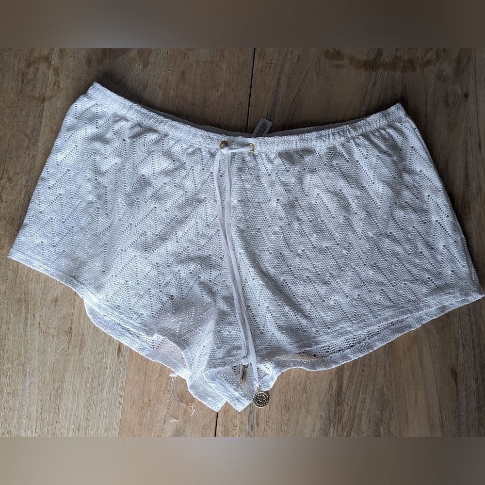 Swim shorts white L